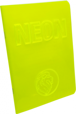 Caiet A4, NEON PP, velin, 42 file, diverse culori, Koh-I-Noor